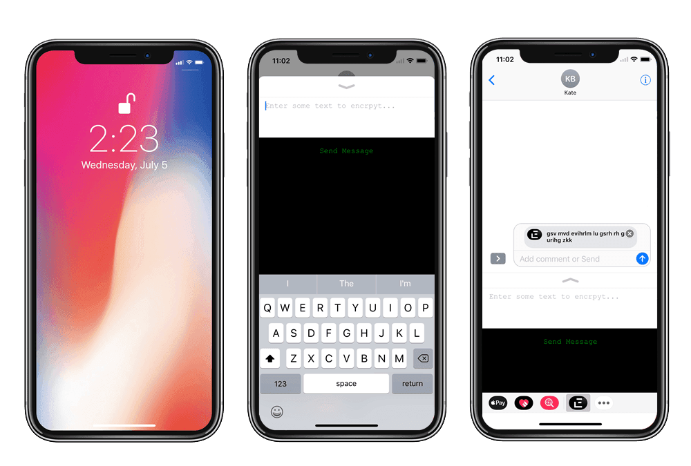 Encrypt Chat app preview